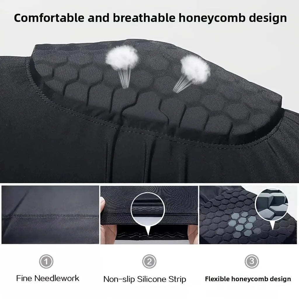 1Pcs Knee Compression Pads,Knee Sleeve Basketball Volleyball Knee Pads with Honeycomb Padding Knee Brace Soft Knee Pads