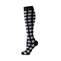 Compression Socks Sports Jump Rope Yoga Elastic Pressure Calf Stockings Socks Varicose Veins Compress Halloween Christmas New