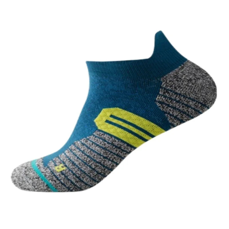 3 Pairs Professional Marathon Socks Men's Thick Towel Bottom Special for Badminton Running Thin Sports Socks