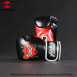 Muay Thai Gloves for Professional Boxers Trainers Mexican Style Boxing Glove for Hard Hitters Shock Absorbent Sparring MMA Glove