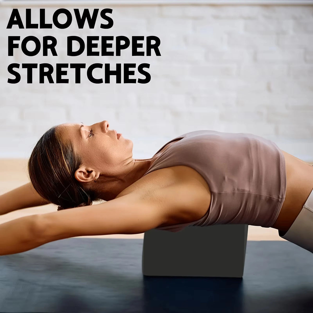 Set of 2 Yoga Blocks  Made from High Density Foam, Lightweight Supportive And Odor-Free - Essential Yoga Gear for Women Gym