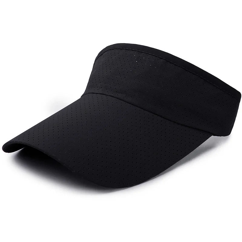 Outdoor Sports Hat Adjustable Empty Top Quick Drying Sunshade Tennis Golf Running Hat Summer Lightweight Anti UV Cycling Visor