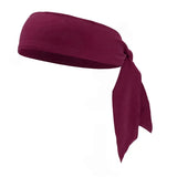Color Elastic Sports Sweatband for Tennis Unisex Men Women Boy Girl Teens Headband Gym Fitness Yoga Hair Bands Athletic Headwear