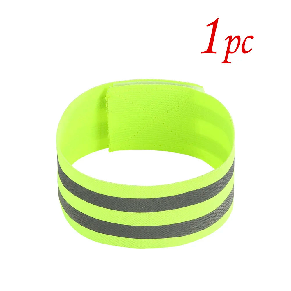 1~10pcs Reflective Bands Wristbands for Cycling Running Arm Wrist Ankle Bands High Visibility Reflect Straps Reflector Tape