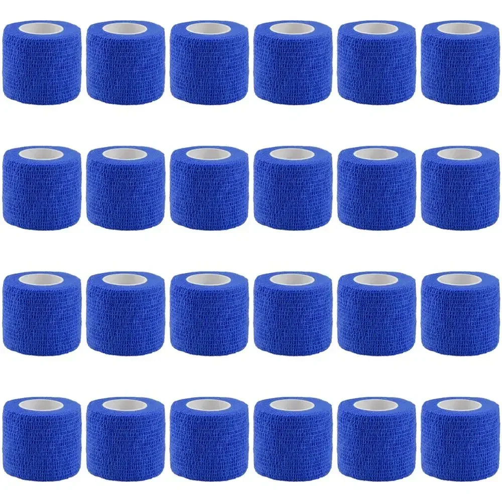 Wholesale 24 rolls Bandage Cohesive Bandage Self Adhesive Self Adherent Wrap for People & Pets  Wrap Breathable Athletic Elastic
