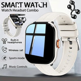 Smartwatch with Built-in TWS Earbuds | 2.01-inch Display, Call/SMS Notifications, Multiple Sports Modes, Pedometer