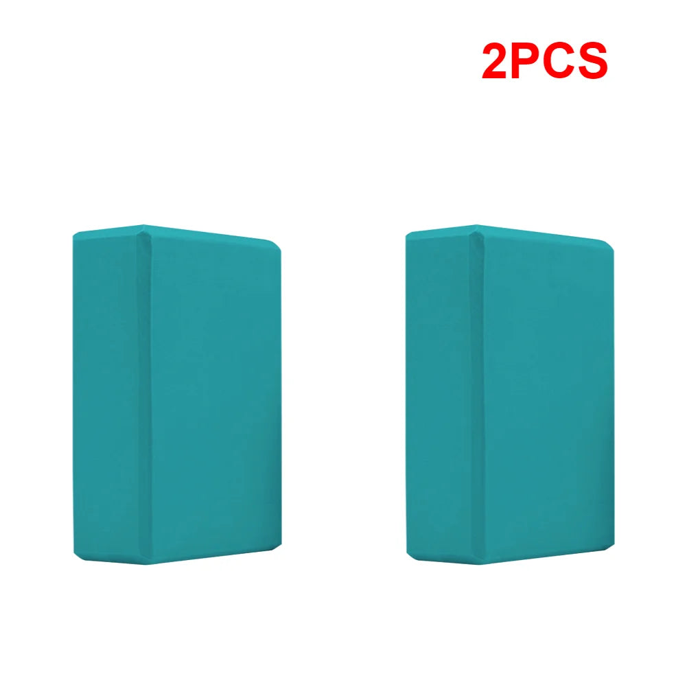 1-5PCS EVA Yoga Block Solid Color Yoga Balance Bricks Moisture-Proof High Density Yoga Blocks Body Shaping Blocks for Meditation