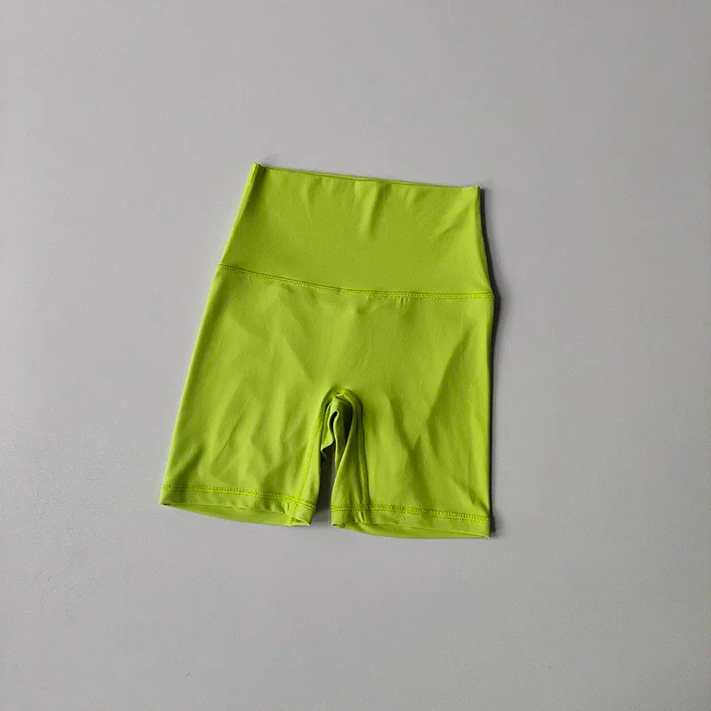 Summer Nude Shorts High Waist Seamless Yoga Shorts Scrunch Bum Gym Shorts Workout Biker Short Stretch Fitness Running Clothing