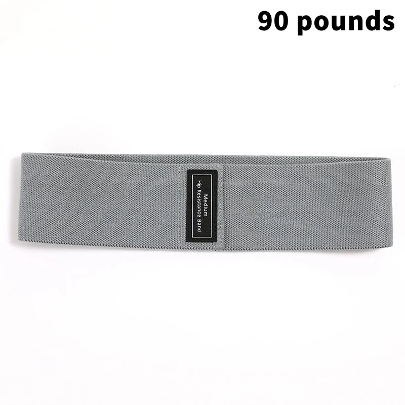 New Basic Fabric Resistance Hip Booty Bands Glute Thigh Elastic Workout Bands Squat Circle Stretch Fitness Strips Loops Yoga Gym