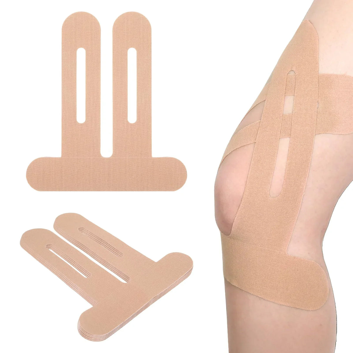 5-20pcs Breathable Knee Pads for Sports with Pre-cut Sports Tape Muscle Patch Special Elastic Bandage To Enhance Knee Support