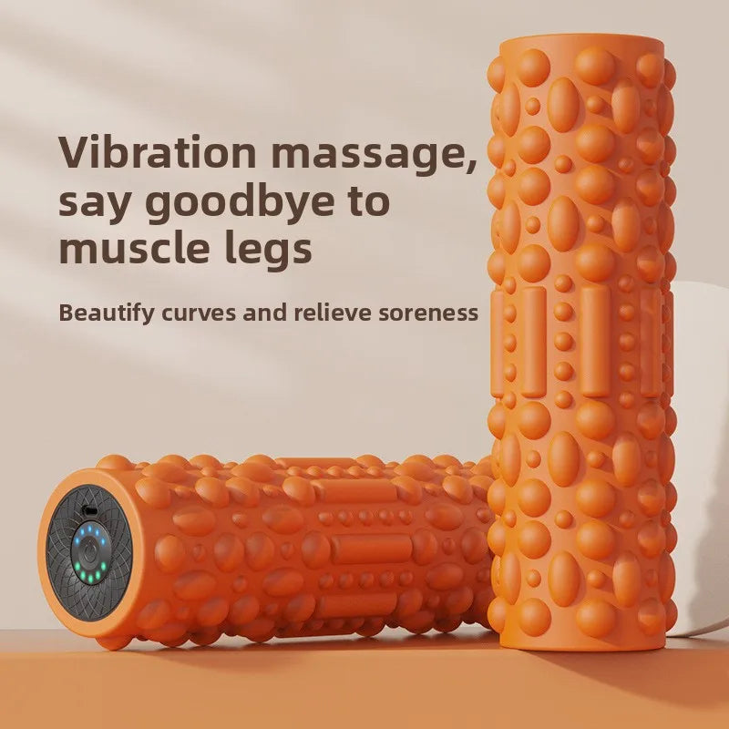 Electric Foam Roller Muscle Relaxer Beautiful Legs Langya Massage Stick Roller Sports Fitness Equipment Vibrating Yoga Column