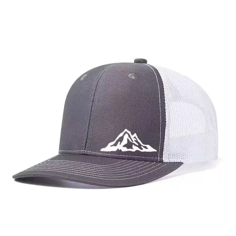 High Quality Neutral hat Casual Printed Baseball Cap Adjustable Trucker Mesh Hat Lightweight Outdoor Sports Sun Dad Cap Mesh Hat