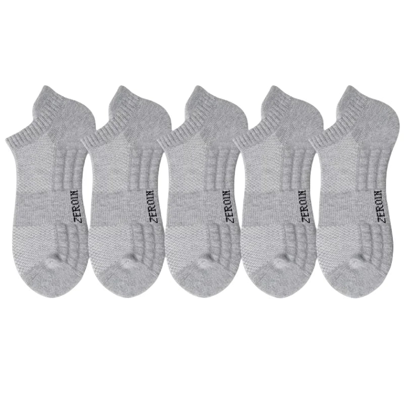 5Pairs Men's Cotton Sports Socks Breathable Sweat Absorbent & Odor-Resistant High Quality Women's Sock Comfortable Unisex sox