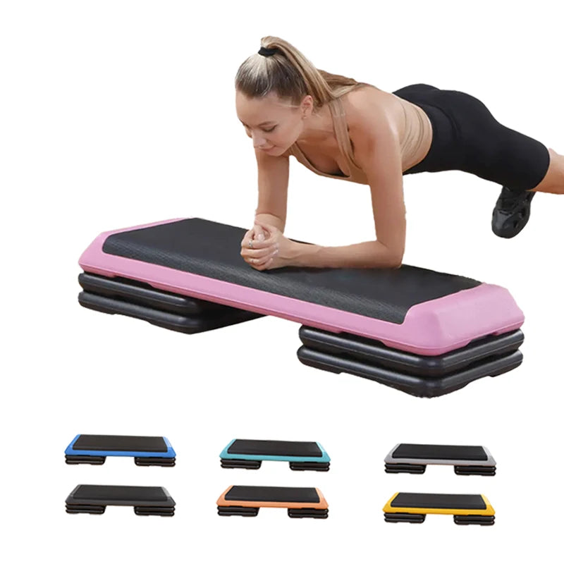 Non‑Slip ABS Aerobic Step Platform Indoor Outdoor Gym Fitness Exercise Pedal Board