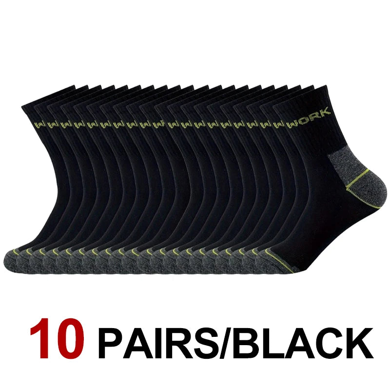 10/30 Pairs Neutral Solid Color Round Neck Socks Spring Summer Sweat Absorbing Breathable Comfortable All-season Sports Socks