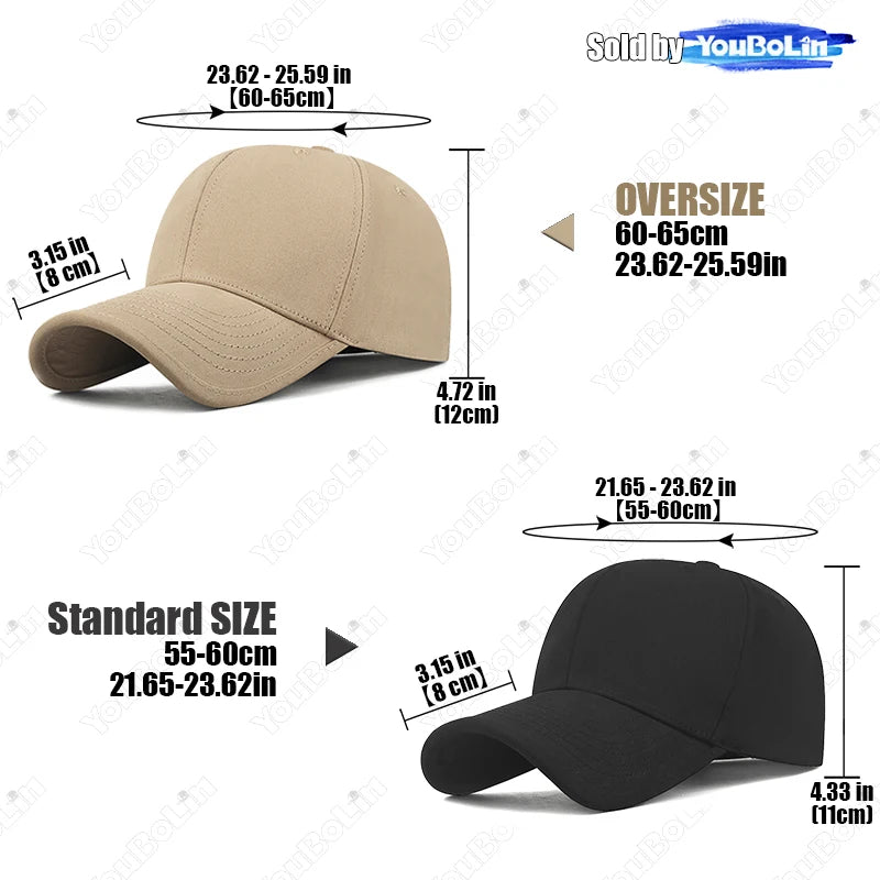 High Quality Simple Style Cotton Wide-Brim Stiff Top Baseball Cap Outdoor Casual Sports Sunshade Duckbill Cap