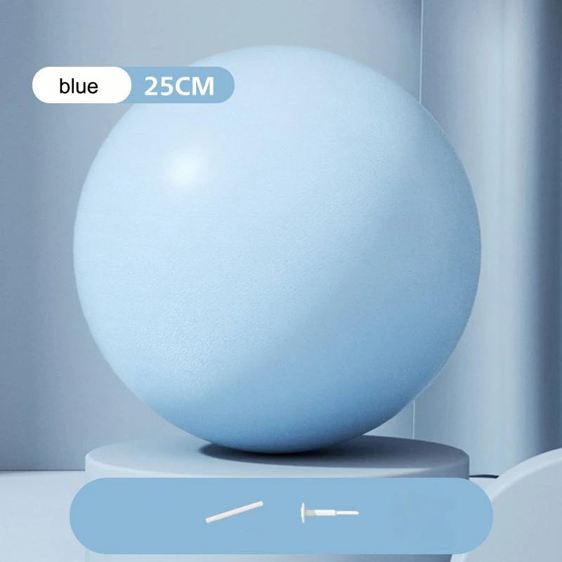 Yoga Pilates Ball 25cm Exercise Gymnastic Fitness Balance Gym Core Training Mini Balls Small Therapy Improves
