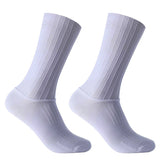 Anti Slip Silicone Summer Aero Socks Whiteline Cycling Socks Men Bicycle Sport Running Bike Socks