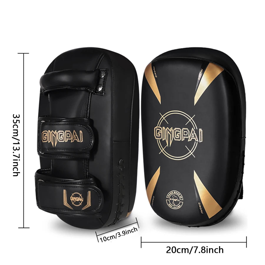 Muay Thai Professional MMA Foot Target Heavy Fist Fighting Boxing Pads Kick Target Arc Hand Target Taekwondo Training Equipment