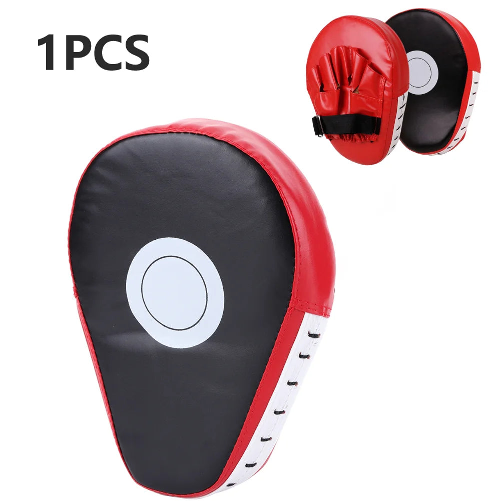 Curved Boxing Hand Target PU Leather Curved Punching Mitts Breathable Boxing Mitts Kickboxing Pads for Martial Arts Training
