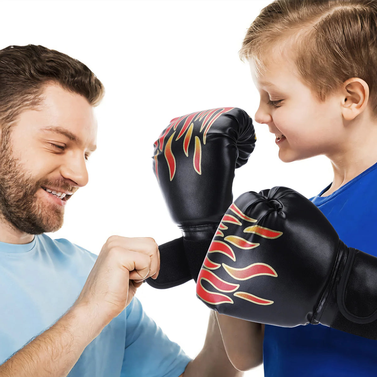 1 Pair Punching Training Workout Fight Exercise Mitts Kids Leather Boxing Gloves Kids Children Train Gym Glove Hand Protector