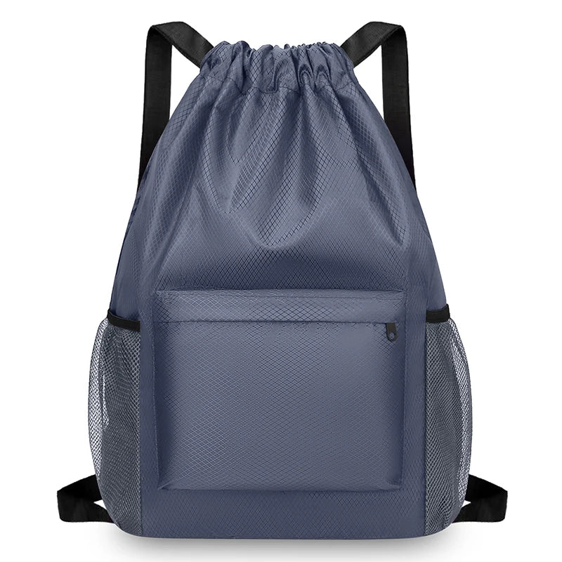 Lightweight Waterproof Sports Cinch Sack Drawstring Bag for Gym Basketball & Travel Unisex