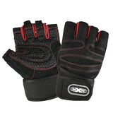 Workout Gloves for Men Women Half Finger Glove with Wrist Wrap for Sport Weight Lifting Training Bicycle Motorcyclist Gym Glove