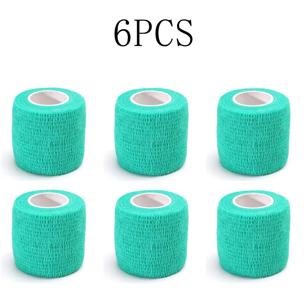 Self Adhesive Bandage Breathable Cohesive Bandage Wrap Rolls Elastic Self-Adherent Tape for Stretch Athletic, Sports Wrist Ankle