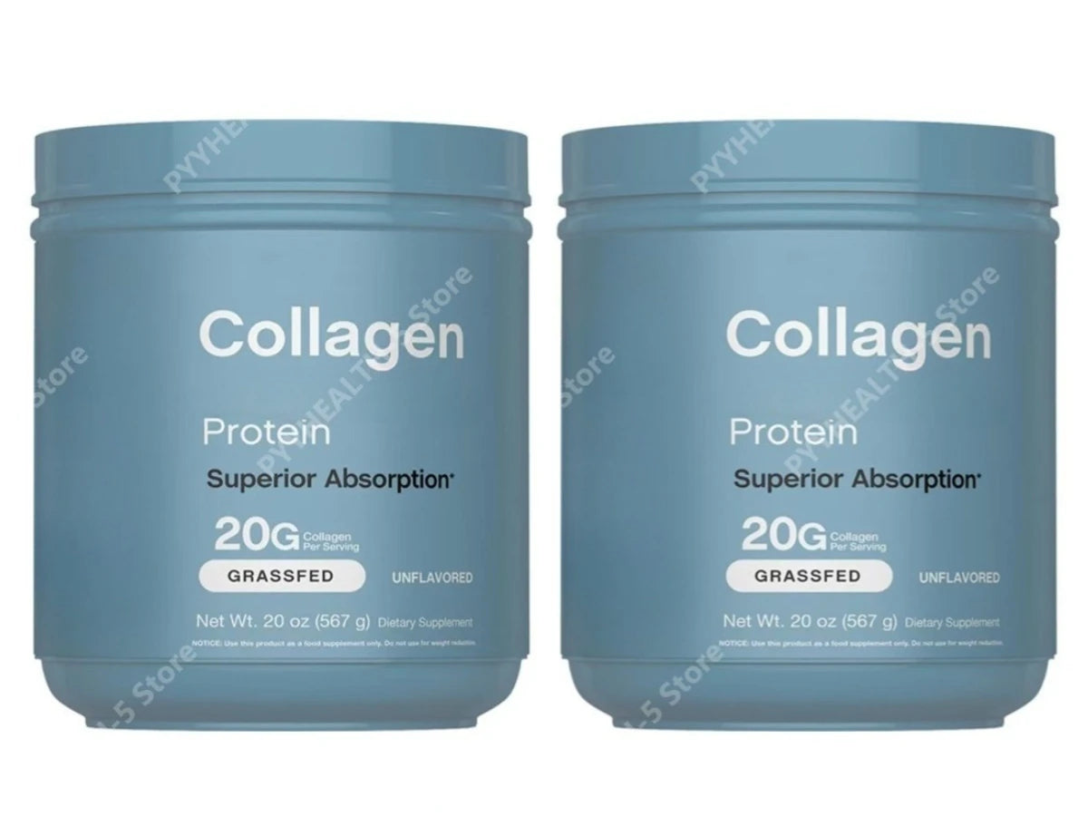Collagen Powder 20oz Hair Skin Nails Superior Absorption Grassfed Protein Supplement 18 Essential Amino Acids Formula
