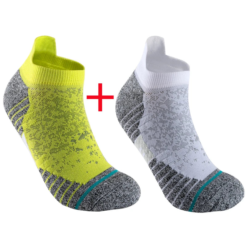 2 Pairs Bike Socks Men Nurse Compression Cycling For Women Mtb Guard Socks Stockings Sport Grip Barre Socks Invisible socks