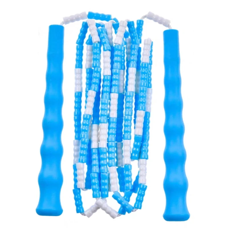 NEVERTOOLATE 2.2m 2.4m 2.6m 3m 3.6m rainbow beaded colorful soft PVC beads kids adult skipping jump rope doubledutch skip