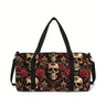 Classic Popular New skeleton 3D Printed Large Capacity Travel Bags Barrel Shape Crossbody Bag Outdoor Sports Bags Gym Yoga Bag