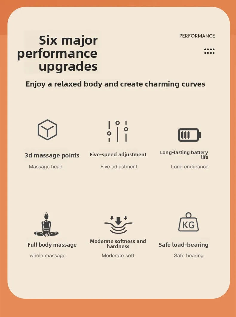 Electric Foam Roller Muscle Relaxer Beautiful Legs Langya Massage Stick Roller Sports Fitness Equipment Vibrating Yoga Column