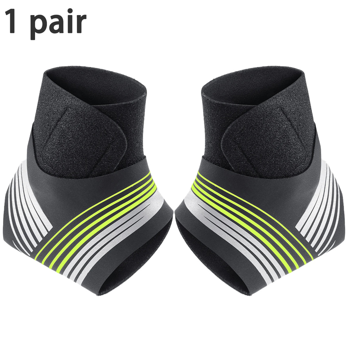 2 Piece Sports Ankle Compression Strap Ankle Support Stabilizer Tendon Pain Relief Strap Basketball Soccer Ankle Protector