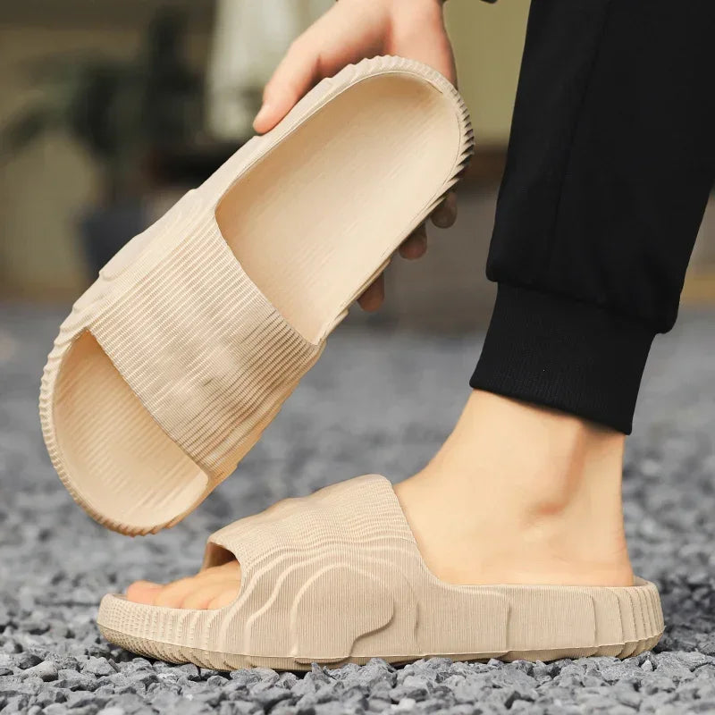 New Summer Sneaker Slippers For Women Men Thick Bottom Platform Slides Soft EVA Hollow Unisex Sports Sandals Casual Beach Shoes