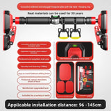 Door Horizontal Bar Household Pull-up Rod Indoor Horizontal Bar No Punching Children's Rings Adult Students Fitness Equipment