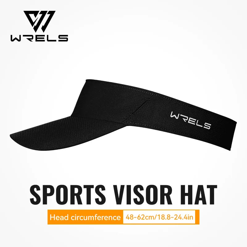 WRELS Sun Visor Hat Empty Top Baseball Cap Quick Dry UV Protection Sports Lightweight Running Tennis Golf Visor Hats for Women