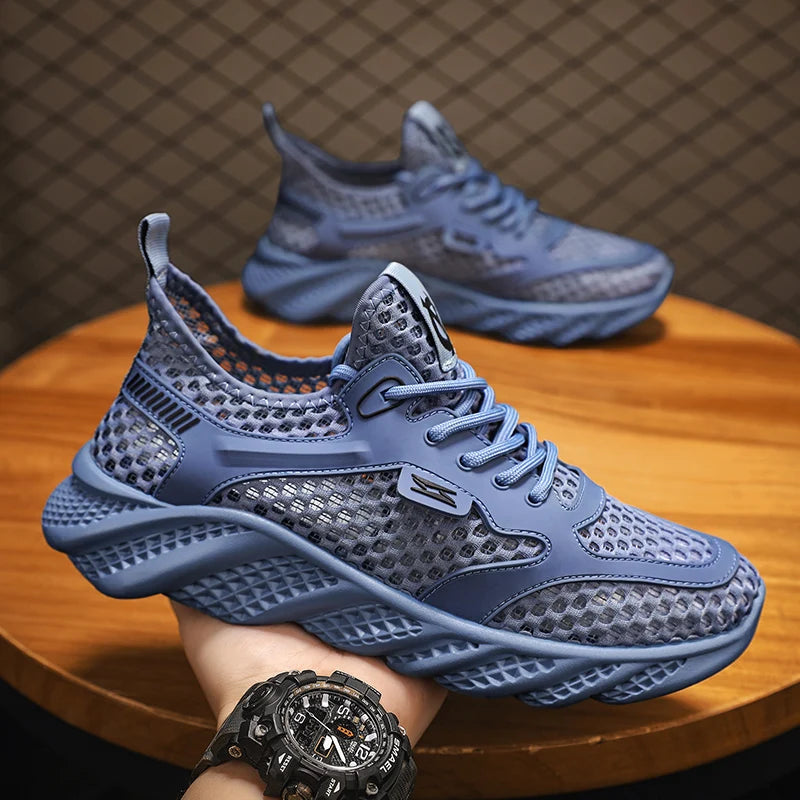 Summer Men Casual Shoes Fashion Lightweight Mens Running Walking Sneakers Mesh Breathable Male Jogging Sports Shoes