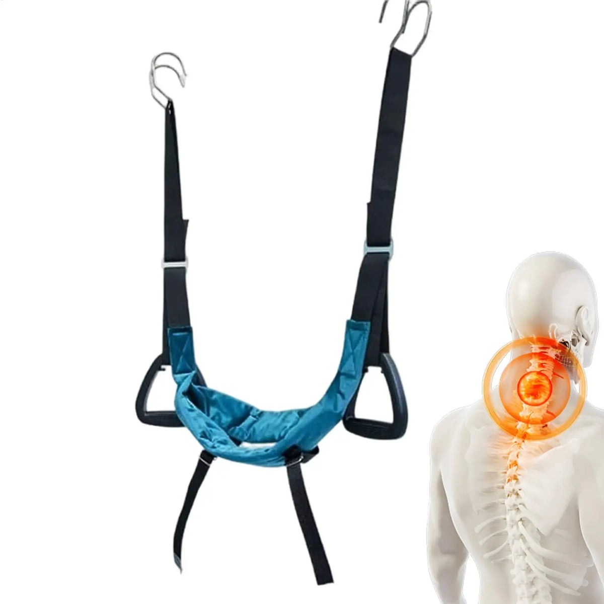 Cervical Neck Traction Belt Hanging Neck Stretching Spondylosis Treatments Device Cervical Spine Orthosis Traction Frame