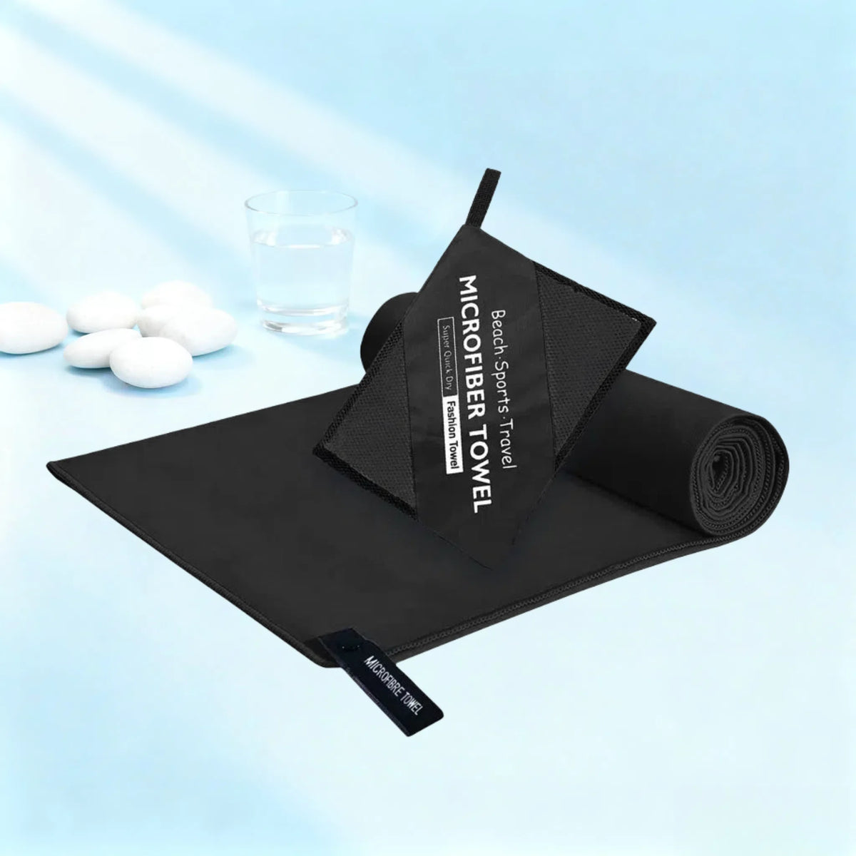 Microfiber Quick-Dry Lightweight Sandproof Towel  Portable Compact for Swim Yoga Gym Beach Travel Sports Supplies