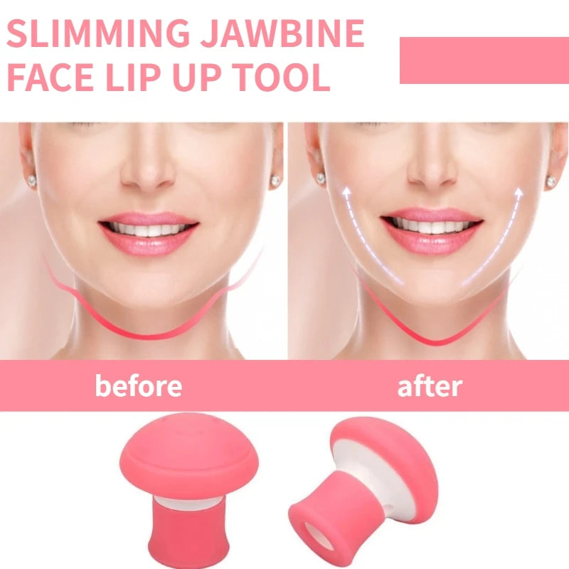 New V Face Slimming Tool Lift Skin Firming Shape Lifting Jaw Trainer Massager Instrument Double Chin Reducer Jawline Exerciser
