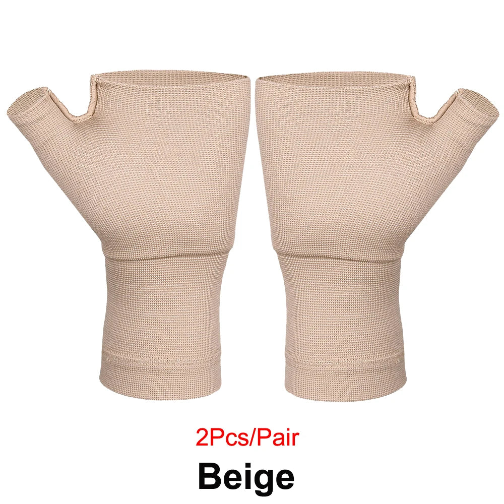 1Pair Compression Arthritis Gloves, Wrist & Thumb Support Sleeve for Unisex, Perfect for Carpal Tunnel, Wrist Pain & Fatigue