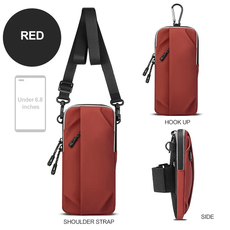 Cell Phone Armband for Running Magnetic Armband Bags for Women Mobile Phone Wrist Stand Bag for Men Running Racing Accessories