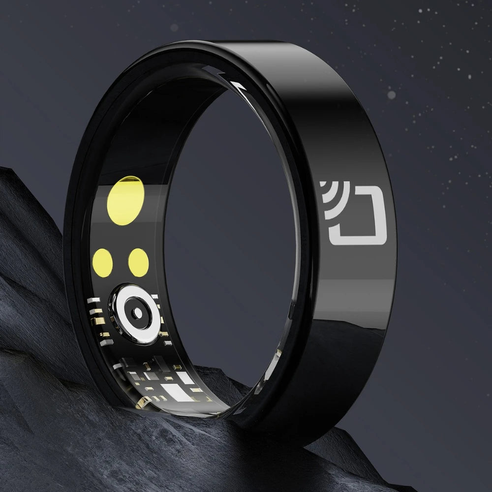 7mm Smart Rings NFC Access Control Heart Rate Blood Oxygen Sleep Health Exercise Monitor Ring Exquisite Jewelry IP68 Waterproof