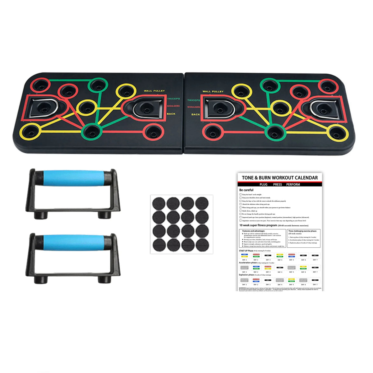 Push Up Board Functional Training Equipment Bodybuilding Home Fitness Equipment Gym Push Up Bars Exercise MuscleBuilding Tools