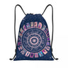 Custom Raven Rage Drawstring Backpack Sports Gym Bag for Women Men Halloween Witch Gothic Scary Crow Training Sackpack