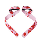 Anime Camo Wrist Lifting Straps Grips Band-Deadlift Straps with Neoprene Cushioned Wrist Padded