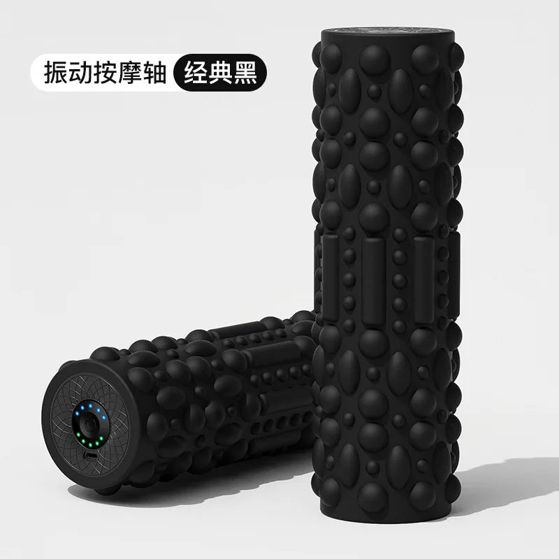 Electric Foam Roller Muscle Relaxer Beautiful Legs Langya Massage Stick Roller Sports Fitness Equipment Vibrating Yoga Column