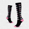 2 Pairs Funny Halloween Unisex Sports Compression Leg Socks Elastic Support Socks for Festival Daily Wear