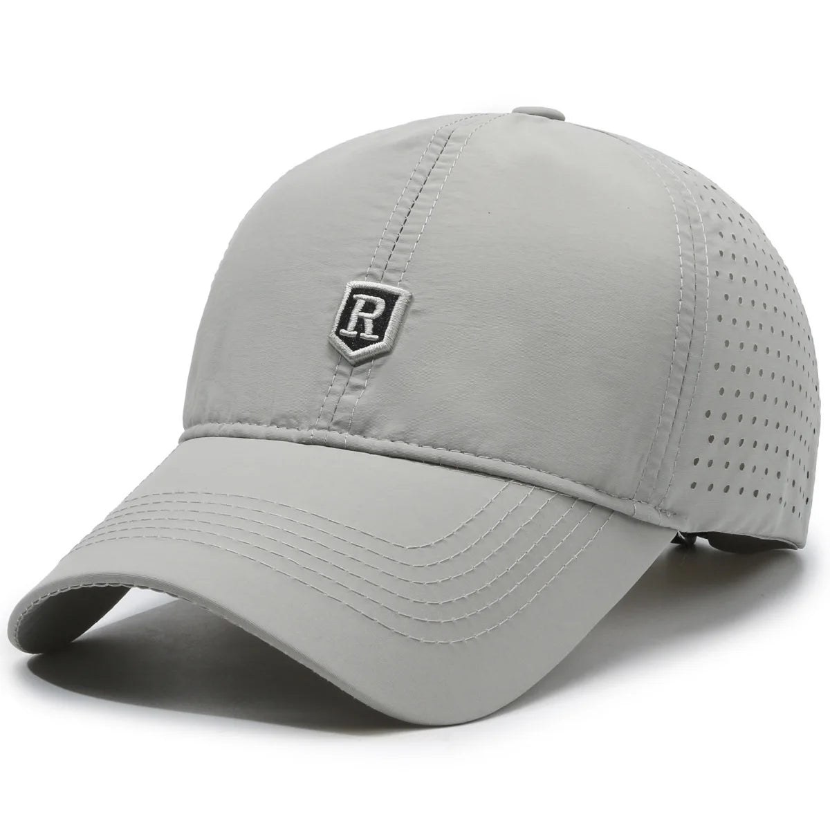 Breathable Quick-Dry Baseball Cap with Ventilation Holes, Unisex Outdoor Sports Sun Hat, Lightweight & UV Protection